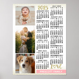 2023 Calendar (See Description for Newest Version) Poster