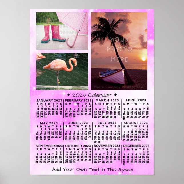 2023 Calendar (See Description for Newest Version) Poster (Front)