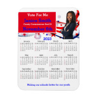 2023 Campaign Calendar Refrigerator Magnet