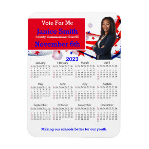 2023 Campaign Calendar Refrigerator Magnet