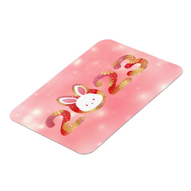 2023, Chinese New Year, Rabbit  Magnet (Left Side)