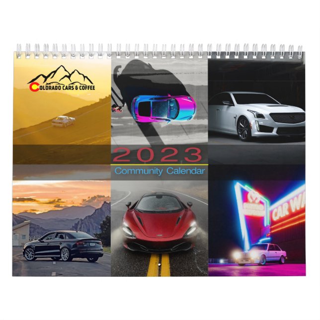 2023 Colorado Cars & Coffee Calendar (Cover)