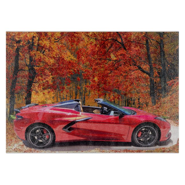 2023 corvette cutting board (Front)