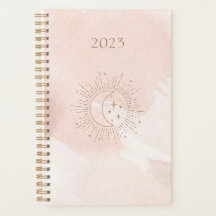 2023 Cosmos Planner | Light Pink Moon & Star