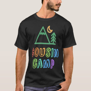2023 COUSIN CAMP Grandma Grandpa Sleepaway Sign Au T-Shirt