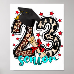 2023 Cowhide Cl Of 2023 Graduation Gifts Poster