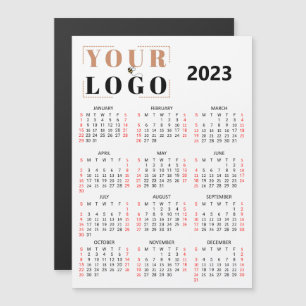 2023 Custom Company Logo Sunday Start Magnetic