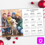 2023 Custom Photo Family Pet Dog 12 Month Calendar Magnetic Dry Erase Sheet<br><div class="desc">2023 Yearly Calendar Photo Magnetic Dry Erase - This custom photo calendar magnetic dry erase board is perfect to highlight or circle special family dates, anniversaries, birthdays, and reunions. Personalize these full year photo calendar cards with your favorite family portrait and family name (keep 2023 in text area) . COPYRIGHT...</div>