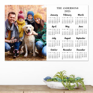 2023 Custom Photo New Year 12 Month Calendar Poster