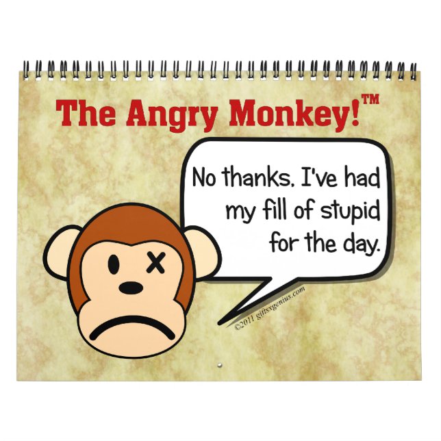 2023 Customised Disgruntled Employee 12 Month Calendar (Cover)