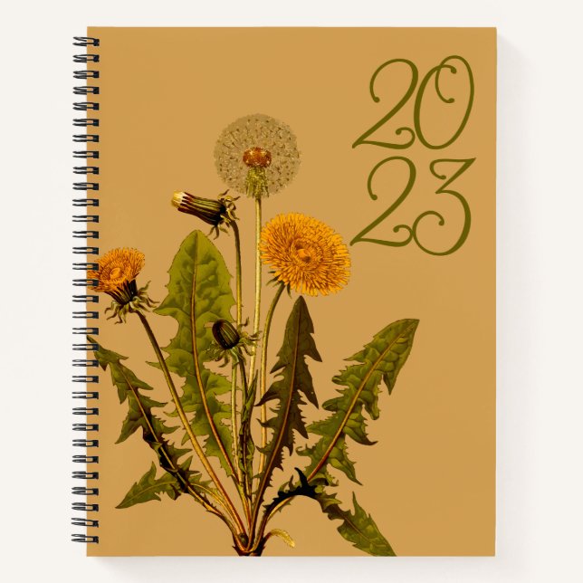 2023 Dandelion Bullet Journal (Front)