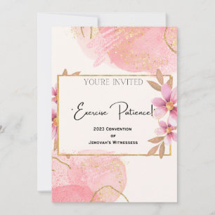 2023 "Exercise Patience" Convention Invitation