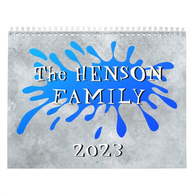 2023 Family Calendar with 12 Photos (Cover)