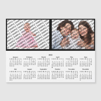 2023 Family Portrait Custom Magnetic Calendar 