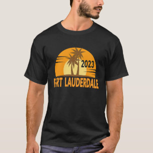 2023 Fort Lauderdale Vacation Family Trip Souvenir T-Shirt