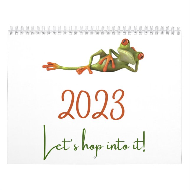 2023 Frog Calendar (Cover)