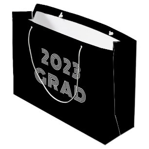 2023 Grad Typography Large Gift Bag