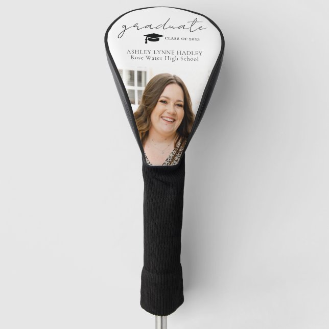 2023 Graduate Photo Golf Head Cover (Front)