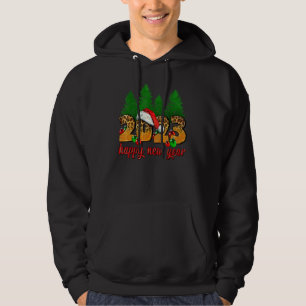 2023 Happy New Year Leopard New Years Eve Party Su Hoodie