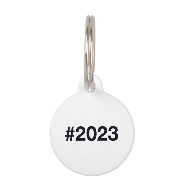 2023 Hashtag Pet Tag (Front)