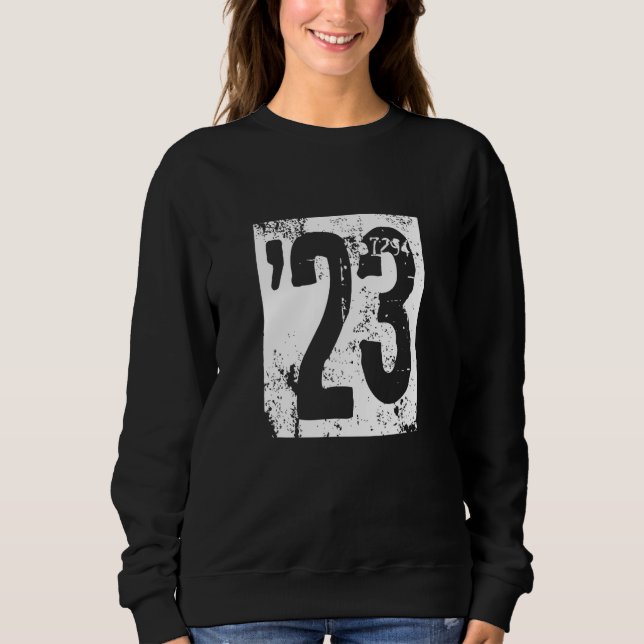 2023 Have a Grungy Punky NewYear Retro Style Sweatshirt (Front)