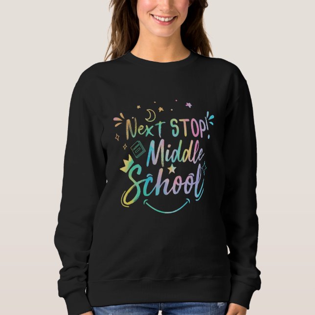 2023 Junior Middle School  elementary School Gradu Sweatshirt (Front)