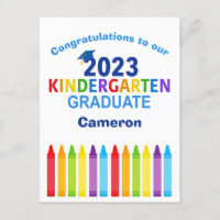 2023 Kindergarten Graduate Custom Cute Graduation