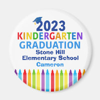 2023 Kindergarten Graduation Cute Custom School