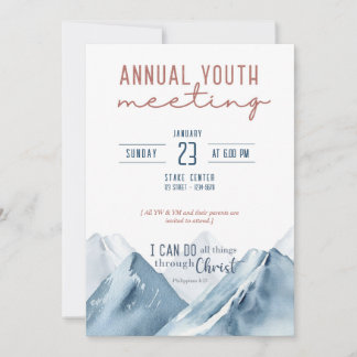 2023 LDS Youth Theme Invitation