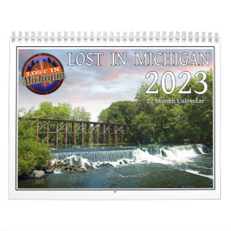 2023 Lost In Michigan wall calendar