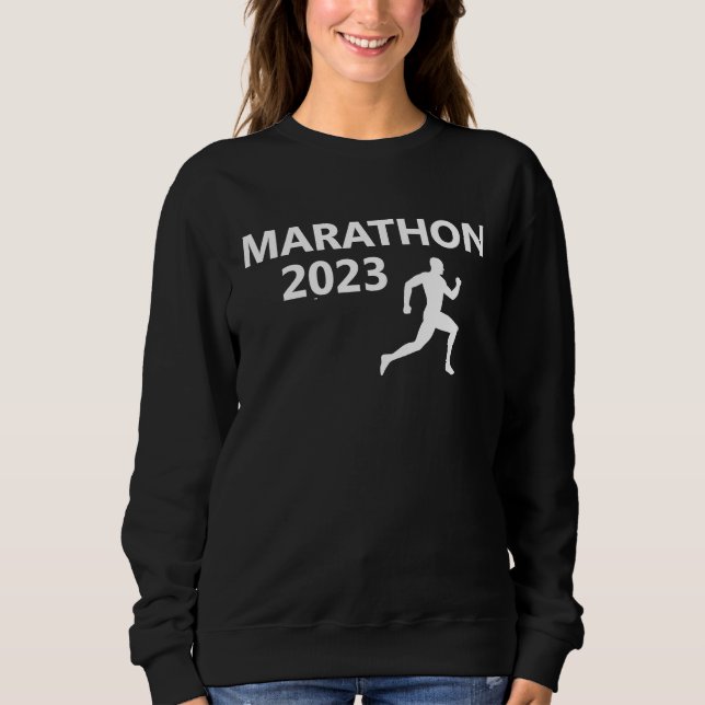 2023 Marathon Houston Austin San Antonio Texas 26  Sweatshirt (Front)