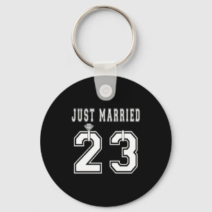2023 married wife husband matching honeymoon key ring