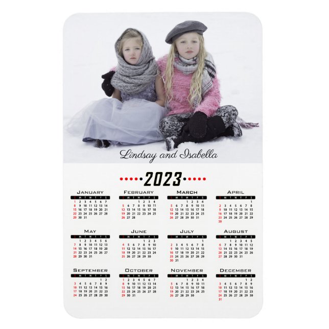 2023 Photo Calendar Magnet (Vertical)
