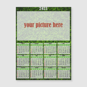 2023 Photo Personalised Fridge Magnet Calendar