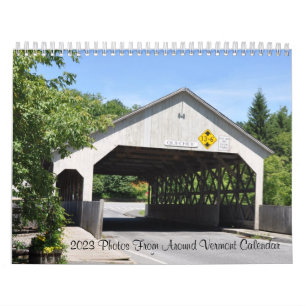 2023 Photos From Around Vermont Calendar