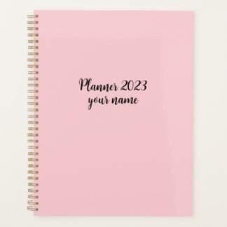 2023 pink monthly weekly planner