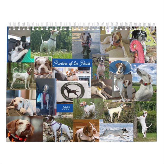 2023 Pointers of the Heart Calendar PointerRescue  (Cover)