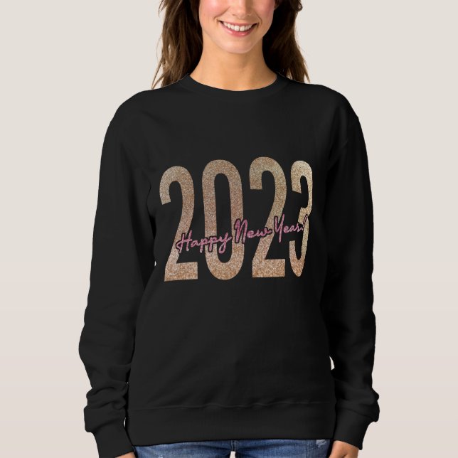 2023 premium design with glittery texture sweatshirt (Front)