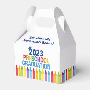 2023 Preschool Graduation Custom PreK School Party Favour Box