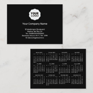 2023 Promotional Business Card - Monday Start