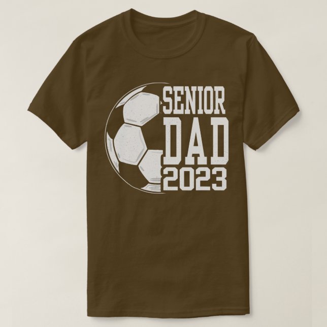 2023 Senior Soccer Dad Soccer Men Graduation T-Shirt (Design Front)