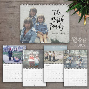 2023 Simple Modern Custom Photo - 14 Pictures Calendar