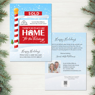 2023 Sold Sign Photo Real Estate Holiday Card