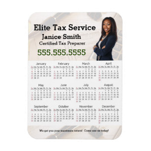 2023 Tax Service Calendar Refrigerator Magnet