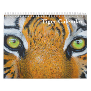 2023 Tiger Photography Wild Animal  Calendar