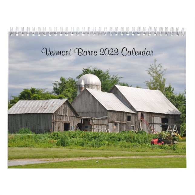 2023 Vermont Barns - Calendar (Cover)