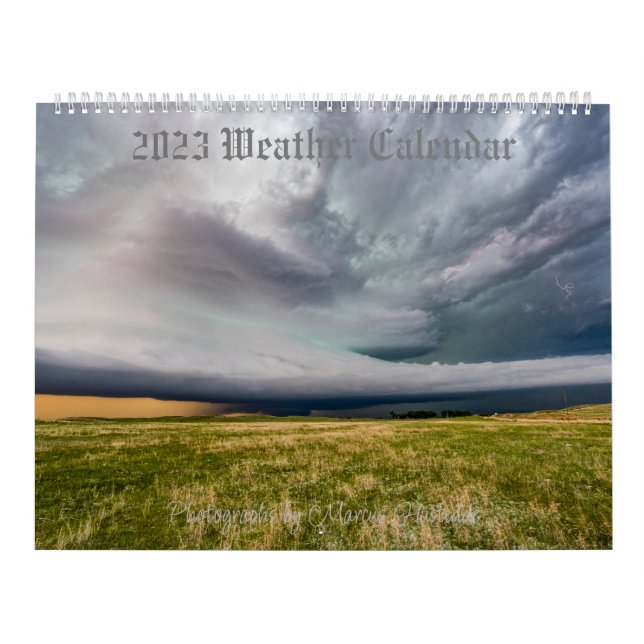 2023 Weather Calendar by Marcus Hustedde (Cover)
