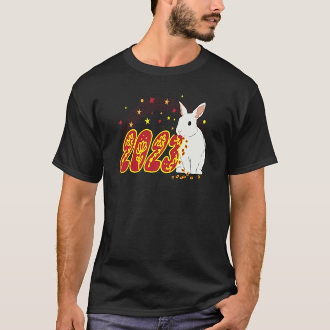 2023 Year of the Rabbit Chinese New Year Rabbit T-Shirt (Front)