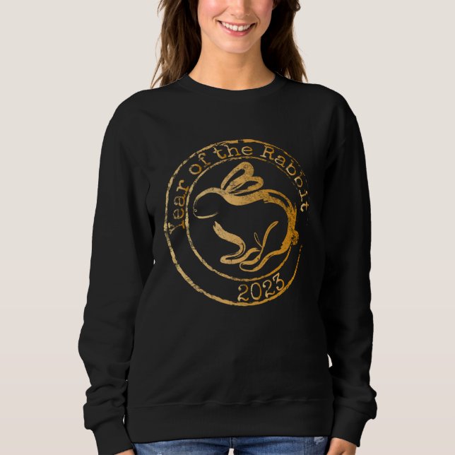 2023 Year of The Rabbit  Lunar Chinese New Year Sweatshirt (Front)