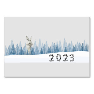 2023 Year Of The Rabbit, New Year Table Number